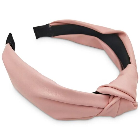 Inc International Concepts Vinyl Knotted Headband in Pink NWT MSRP $25 - Picture 1 of 5